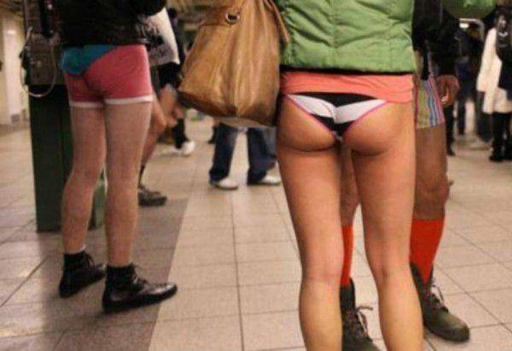 Entre las 16 y las 18, a quitarse los pantalones en el subte de Buenos Aires
