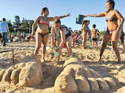 Esculturas dieron vida al arte en la arena de La Florida