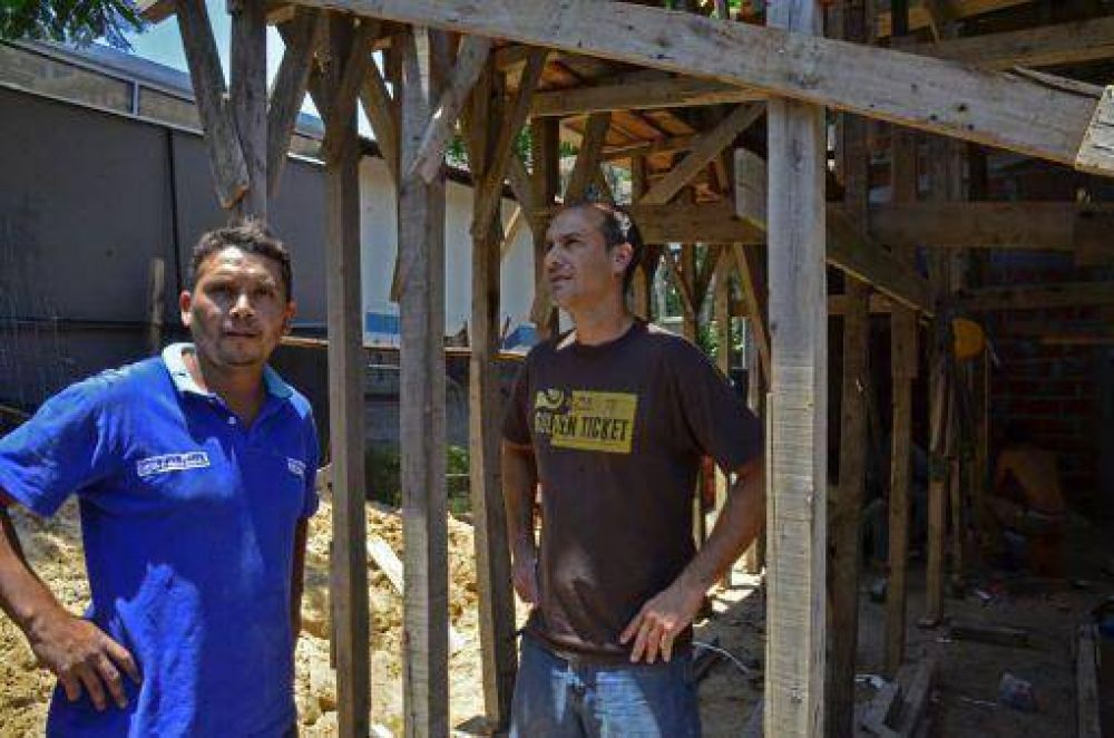 Avanza r�pidamente la construcci�n de la Biblioteca Popular �R�mulo Na�n�