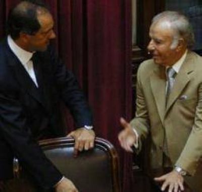 Scioli le agradeci� a Menem haberlo metido en pol�tica
