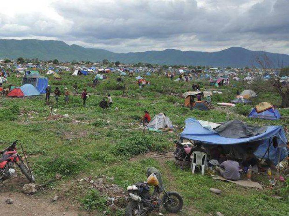 La toma de tierras en San Remo se torn� incontrolable