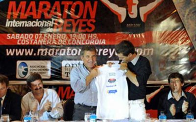 Sergio Urribarri visit� la marat�n de Reyes de Concordia