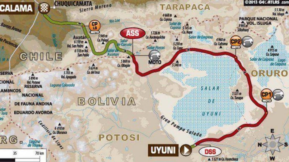 Dakar, d�a 8: hacia Chile, a trav�s de la Cordillera de Los Andes