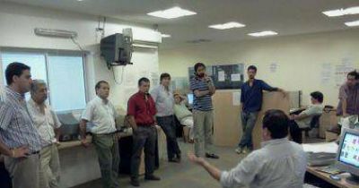 Los trabajadores de El Tribuno realizan medidas de fuerza
