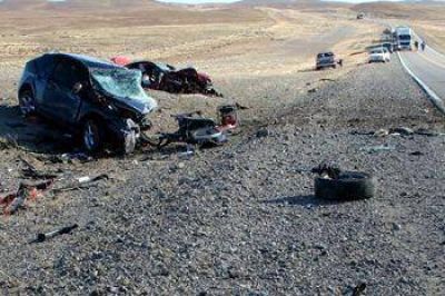 TR�GICO CHOQUE EN LA RUTA 3, UN MUERTO Y DOS HERIDOS