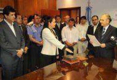 C�ceres ratific� que la seguridad seguir� siendo el eje principal de gesti�n
