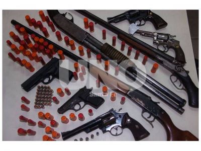 Se secuestraron numerosas armas de fuergo el fin de semana en la ciudad