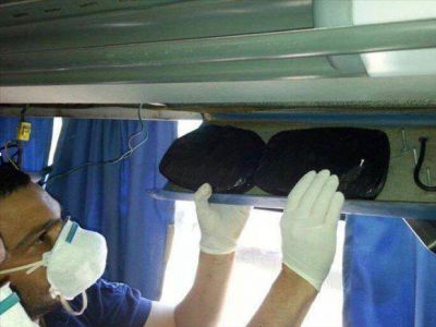 Otra vez detienen un �mnibus con coca�na
