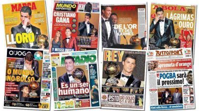 Todos hablan de Cristiano Ronaldo y sus "l�grimas de oro"