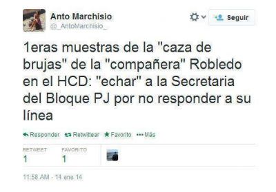 Echaron a una secretaria en el Concejo Deliberante y apuntan a Liliana Robledo