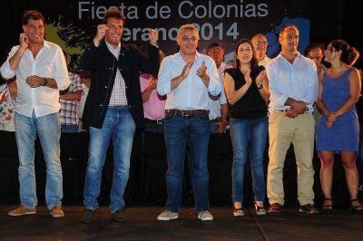 Sergio Massa y Julio Zamora presentaron las Colonias 2014