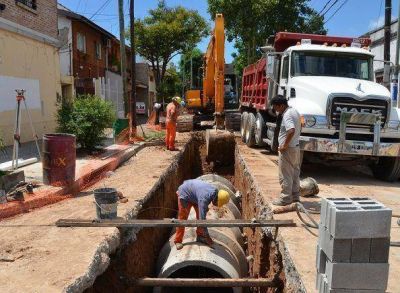 Avanzan las obras hidr�ulicas del Aliviador Estrada-Constituyentes