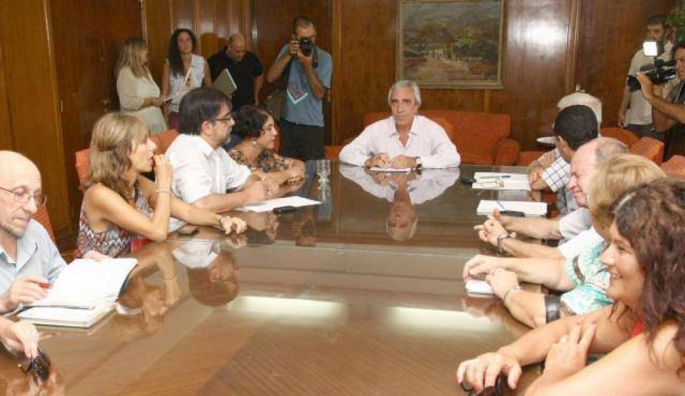 Lafalla afirm� a los gremialistas que trabajar� para mejorar las condiciones laborales de los trabajadores