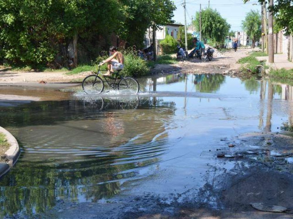 Una esquina qued� bajo agua