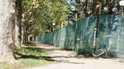 Comenz� a restaurarse la Plaza Mitre 