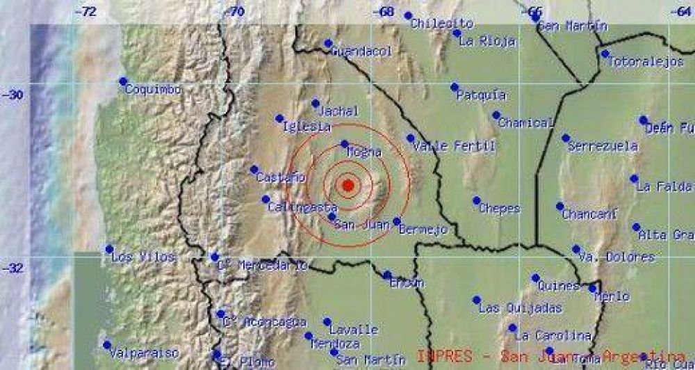 Sismo sacudi� C�rdoba