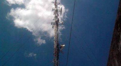 Castelli: mujer se mat� al tirarse de una antena de tel�fono
