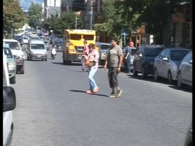 Ni�o atropellado en calle Mitre