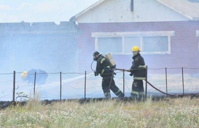 Un incendio sin perjuicios cerca del Aeropuerto