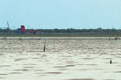 El embalse de Termas baj� su nivel y desnud� estos de una vieja villa