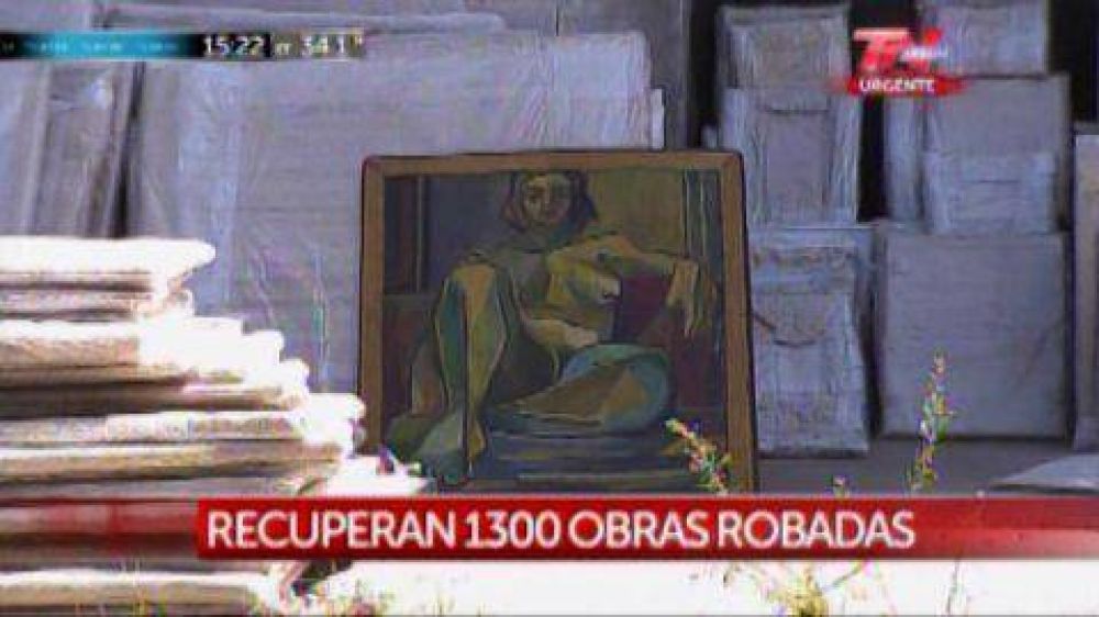 Recuperaron m�s de mil obras de arte robadas valuadas en un mill�n de d�lares