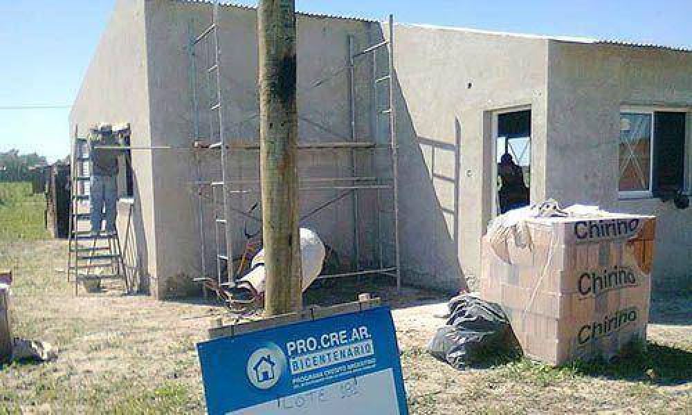 En Pilar se construyen m�s de 400 casas del plan Procrear