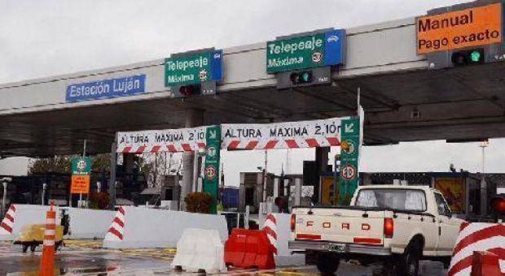 Fuerte aumento en los peajes de las v�as que unen Capital con la Provincia