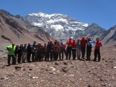 Un monta�ista sanluise�o hizo cumbre en el Aconcagua