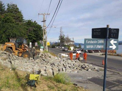 Comenz� repavimentaci�n del ingreso a calle Furman