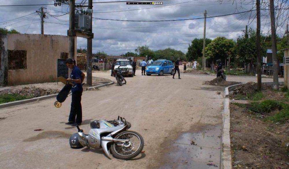 Murieron ciclista y mujer que iba de acompa�ante en una moto