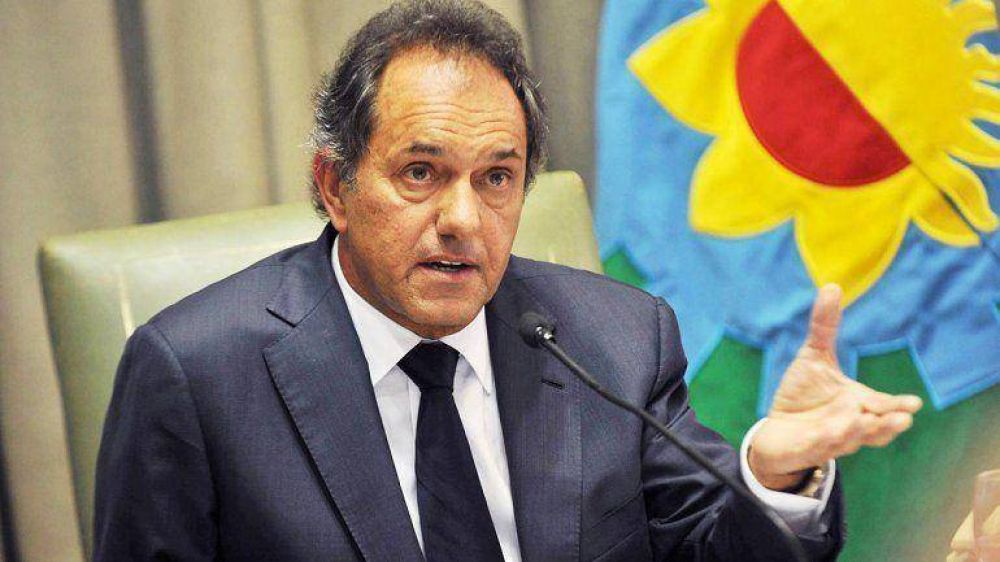 Scioli: "No estoy de acuerdo con los que dicen que no hay Gobierno"