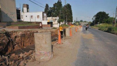 Diferentes frentes de obra en las calles de la ciudad  