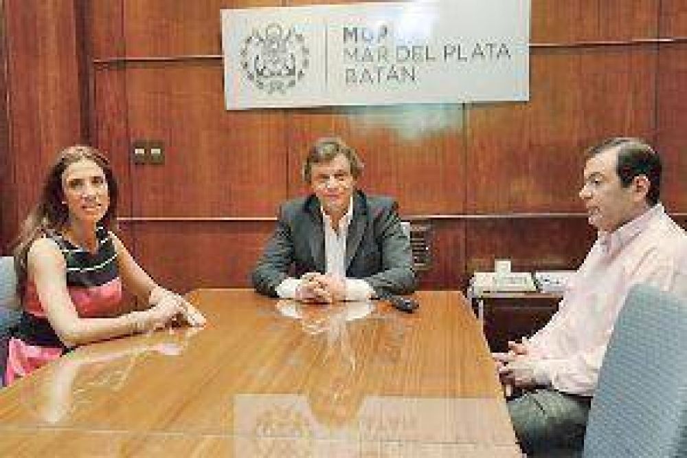 La gobernadora Claudia Zamora se reuni� con el intendente Gustavo Pulti