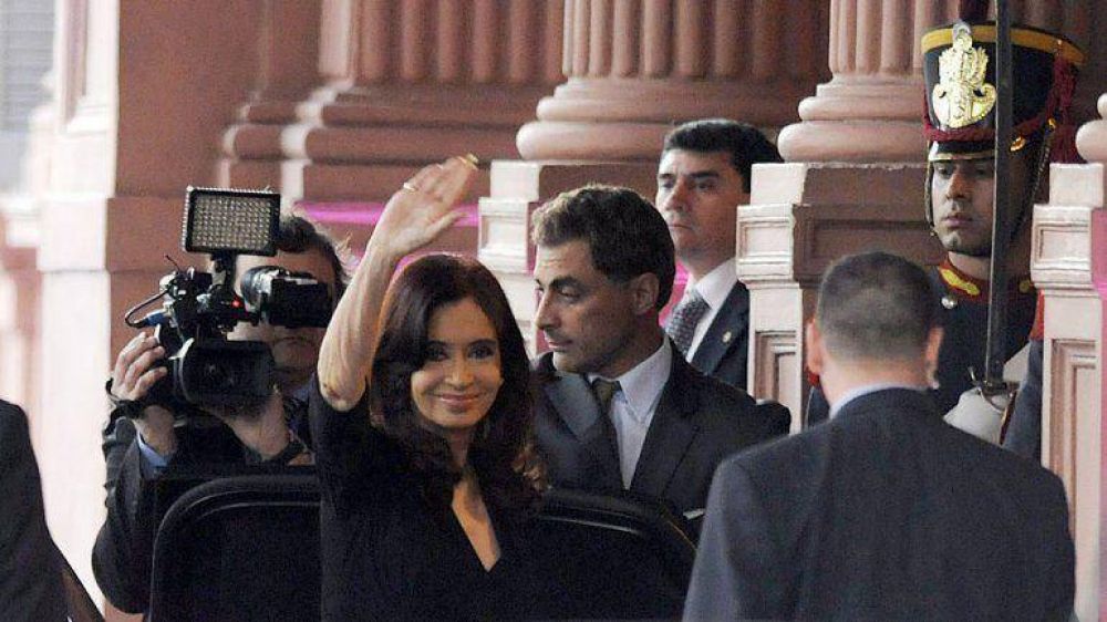 Cristina Kirchner estuvo en la Casa Rosada, pero sin agenda