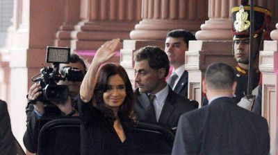 Cristina Kirchner estuvo en la Casa Rosada, pero sin agenda