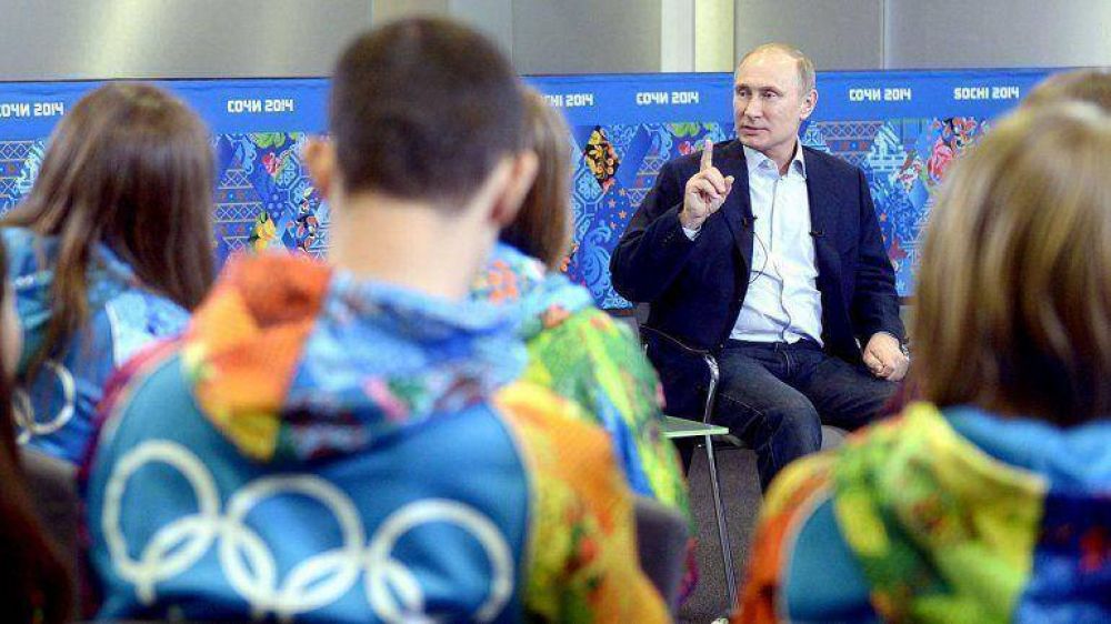 El presidente Putin pide a los gays que "dejen a los ni�os en paz"