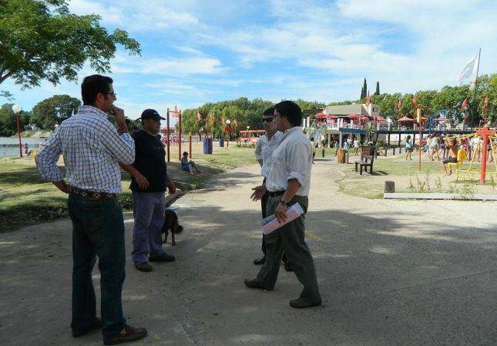 El municipio inspeccion� las instalaciones del Balneario