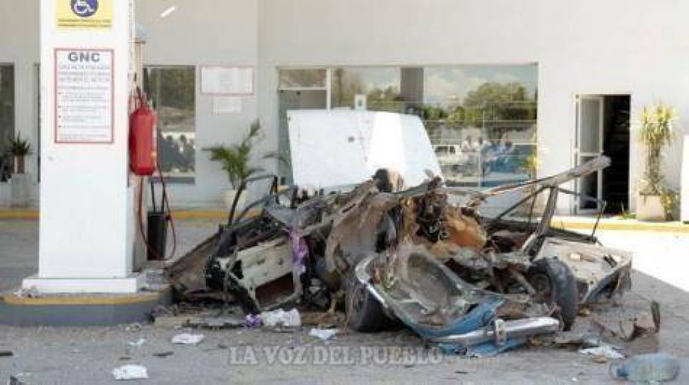 Se recuperan los heridos por la explosi�n del tubo de GNC