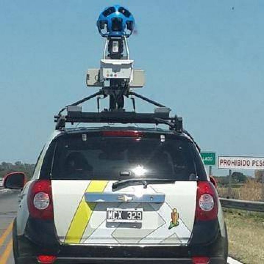 Street View en la ruta 5: los autos de Google pasaron por Bragado