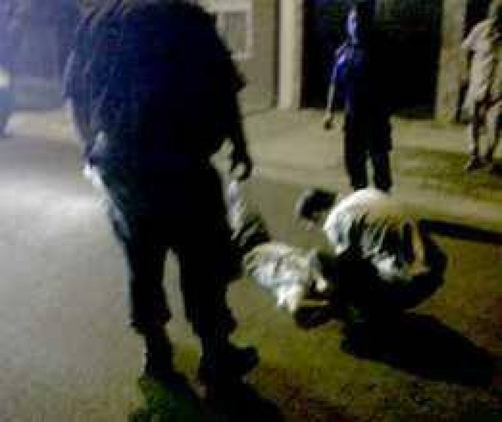 Fug� de la polic�a y se accident�  