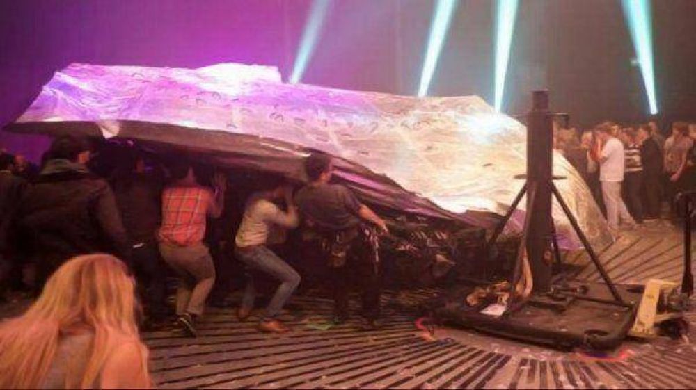Cuatro heridos en un show de Fuerza Bruta en Londres