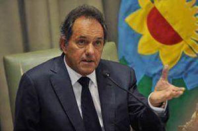 Scioli ratific� su deseo de ser candidato