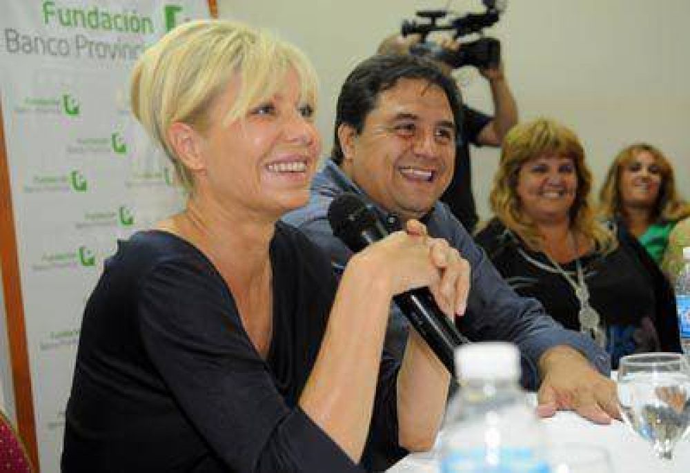 Karina Rabolini en una charla de mujer a mujer