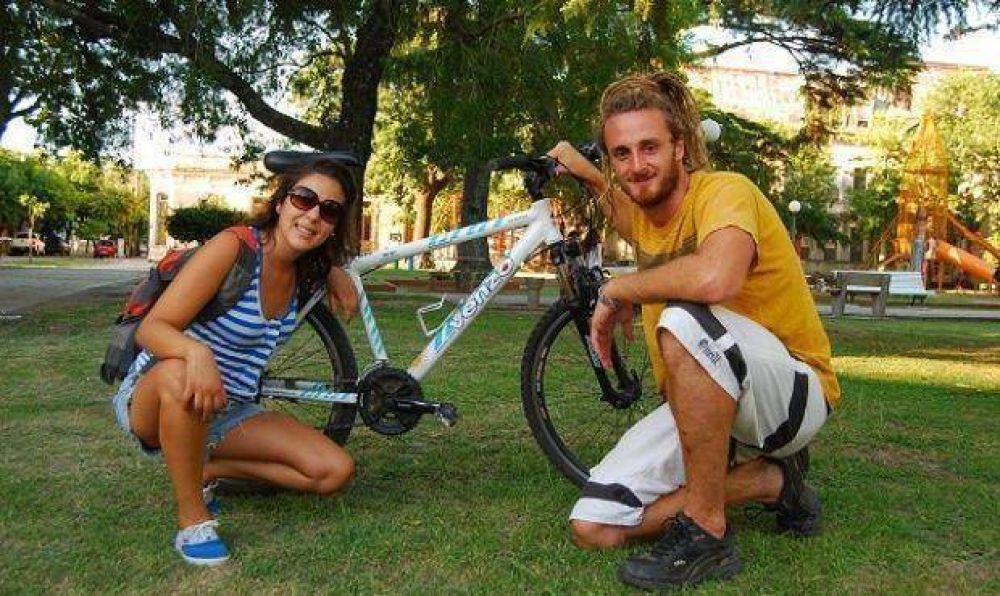 Joven saladillense recorrer� toda Am�rica en bicicleta