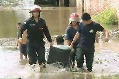 Temporal: Santiago y La Banda, inundadas tras 100 mm de lluvia
