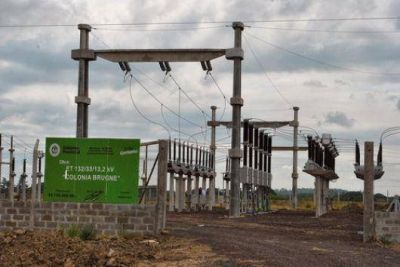 Ordenan la conexi�n de la estaci�n transformadora de Colonia Brugne