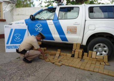 Secuestraron m�s de 77 kilos de marihuana que ven�an de Paraguay