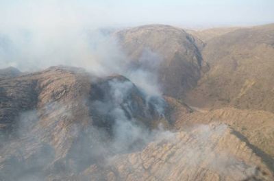 Alertan que el fuerte calor favorece la propagaci�n de los incendios