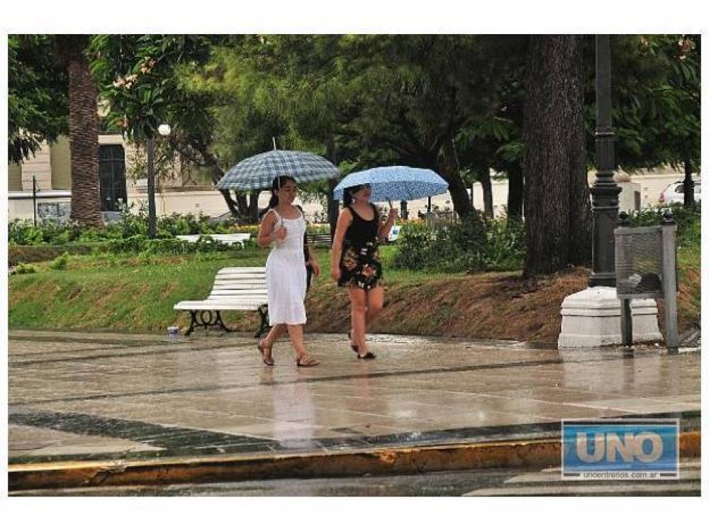 Rige una alerta por tormentas en Entre R�os