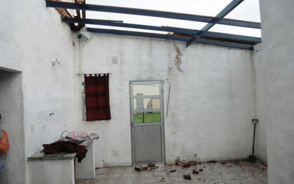 El temporal provoc� da�os en viviendas